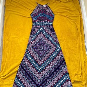 Women’s 8 London Times Tribal Halter Maxi Dress